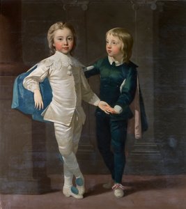 Sir Edward Hulse, 3ème baronnet et son frère, Samuel Hulse, c.1758