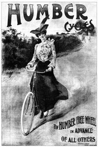 Publicité pour les cycles Humber, 1902-1903