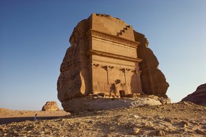 Fragment de ruine nabatéenne à Mada
