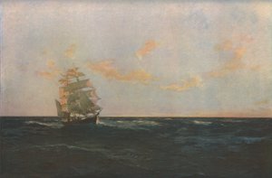 Un homme à la mer, 1893, vers 1930 - Thomas J Somerscales