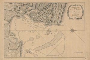 Plan authentique de la ville et du port de Cap-François dans l