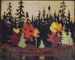 Épinette noire et érable, 1915 - Tom Thomson