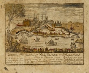 Québec, la capitale de la Nouvelle-France, un évêché et le siège de la cour souveraine, 1759