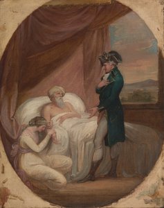 Le brahmane confiant sa fille Coraly aux soins de Blandford - Thomas Kirk