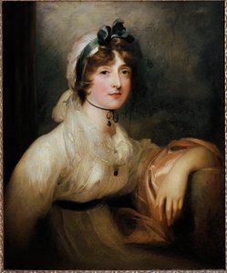 Portrait de Lady Milner, jeune femme vêtue d
