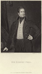 Portrait de Sir Robert Peel