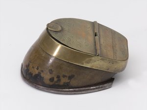 Encrier sabot de cheval appartenant au capitaine William Tyrwhitt Drake, Royal Horse Guards, vers 1829 - Thomas Lee