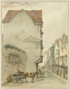 Rue de derrière, vue vers le sud - Thomas Leeson the Elder Rowbotham