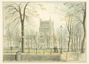 Cathédrale de Bristol et College Green - Thomas Leeson the Elder Rowbotham
