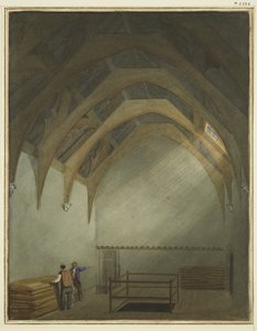 Hall chez M. Attwood, attenant à Back Hall - Thomas Leeson the Elder Rowbotham