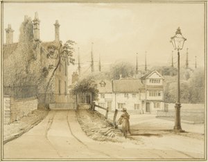 Lower College Green, ou College Square - Thomas Leeson the Elder Rowbotham