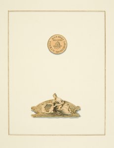 Ornements sur les chaises de la salle du conseil à la Monnaie, et la frise dans le vestibule de la Monnaie, maintenant l