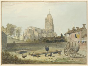 Église St Mary Redcliffe depuis le nord-est - Thomas Leeson the Elder Rowbotham