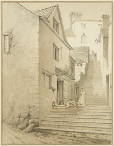 Les marches reliant Griffin Lane et Church Lane