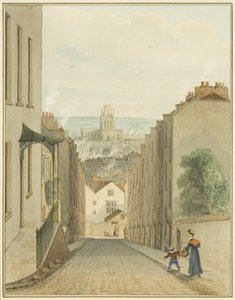 Vue du haut de Lodge Street - Thomas Leeson the Elder Rowbotham
