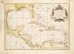 Carte du golfe du Mexique par de la Cruz