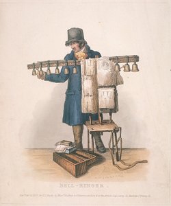 Sonneur de cloches avec le support pour ses cloches, 1820