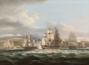 Le H.M.S. Caledonia poursuit l
