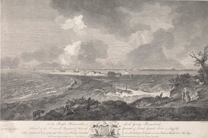 Vue sud-est du fort Land-Guard, dans le Suffolk - Thomas Major