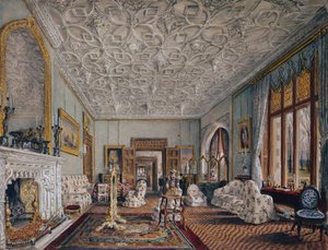 Salon de style gothique, c.1850