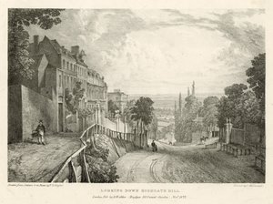 Vue de Highgate Hill, Londres - Thomas Mann Baynes