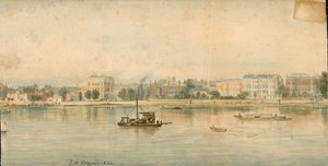 Panorama de la Tamise, côté nord, en 13 parties - Thomas Mann Baynes