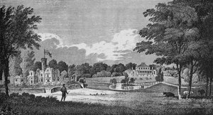 Le Pavillon, Hans Place, Chelsea, vers 1810