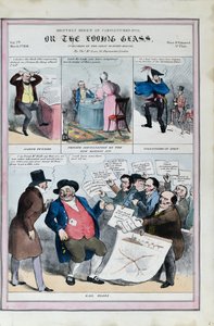 Feuille mensuelle de caricatures no.75. Ou le miroir