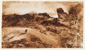 Dans le désert, Arizona - Thomas Moran
