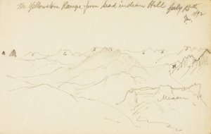 La chaîne de Yellowstone depuis la colline Dead Indian - Thomas Moran