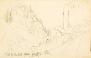 Parc de Yellowstone, Golden Gate - Thomas Moran