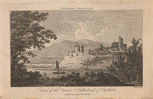 Vue de la ville et de la cathédrale de Carlisle