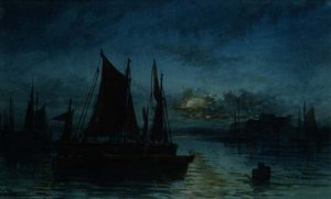 Au large de Southend sur la Midway - Thomas Mortimer