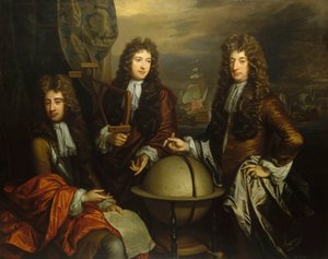 John Benbow (1653-1702), Sir Ralph Delavalle (circa 1645-1707) et Thomas Phillips (circa 1635-1693)