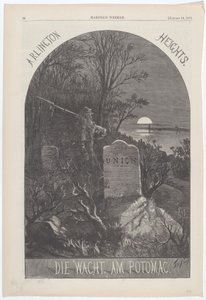 Arlington Heights. Die Wacht. Am Potomac. - Thomas Nast