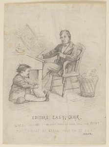 Étude pour Cartoon, « Le fauteuil de l