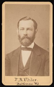 Portrait de Philip Reese Uhler 1835-1913, vers 1860 - Thomas P Varley