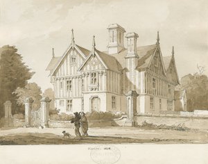 Eccleshall - Biana Hall, 1838 - Thomas Peploe Wood