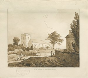Église de Fulford (dessin sépia)