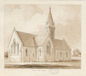 Église de Walton-on-the-Hill [Nouvelle]: dessin à la plume et au lavis