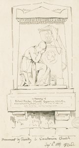 Église de Wombourne - Monument à Richard Bailey Marsh - Thomas Peploe Wood