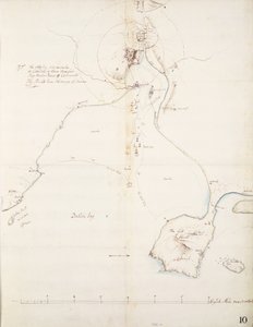 Un croquis de la baie de Dublin - Thomas Phillips