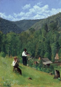 Le fermier et son fils à la moisson, 1879