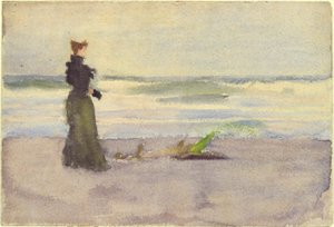 Femme sur la plage