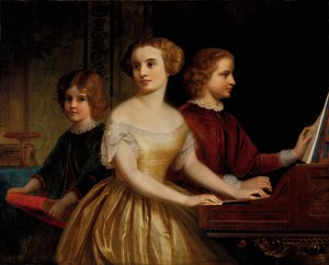 Les sœurs Parmly, vers 1857