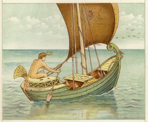 Persée naviguant