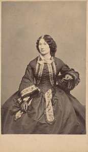 Laura Keene, c. 1863 (photo) - Thomas Rice Burnham