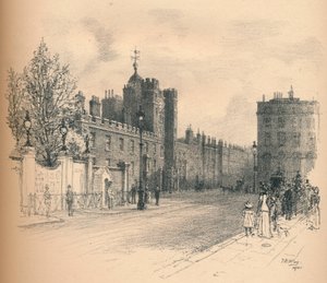 Vue générale du palais de St. James, depuis Pall Mall, 1902