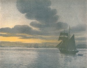 Le Bas-Thames, vers 1900 - Thomas Robert Way