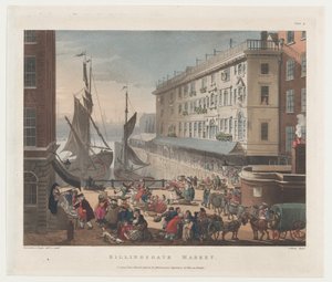Marché de Billingsgate, 1er mars 1808